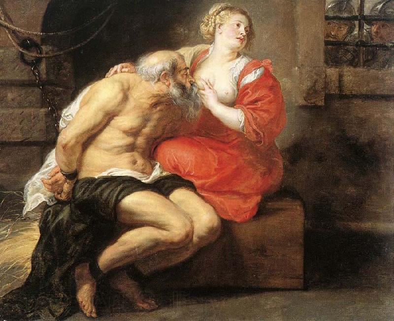Peter Paul Rubens Roman Charity Norge oil painting art